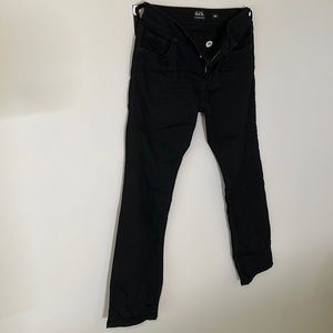 Buckle Black straight leg jeans